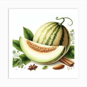 Melon 3 Art Print