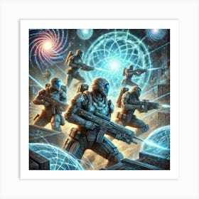 A Depiction Of The Dimensional Vanguard, Elite For Art Print