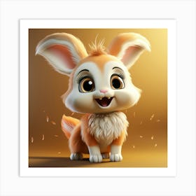 Cute Bunny 17 Art Print