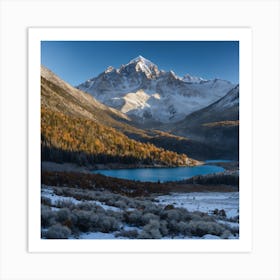 Autumn In The Mountains Art Print