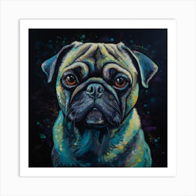 Pug life 1 Art Print