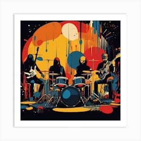 Band members 1 Art Print