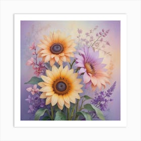 Sunflowers 12 Art Print