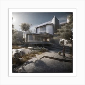 Futuristic House 14 Art Print