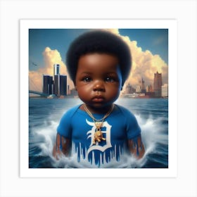 Detroit Baby 1 Art Print