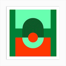 Mid-Century Arch 4 Art Print