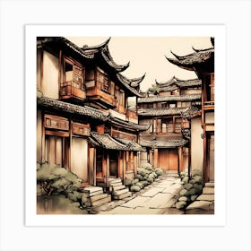 streets of seoul Art Print