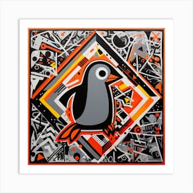 Penguin 2 Art Print