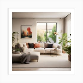 Modern Living Room 26 Art Print
