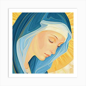 Virgin Mary Art Print