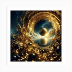 Fractal Art 4 Art Print