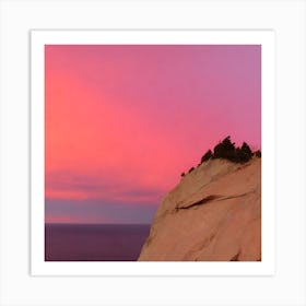 Sunset At Cape Cod Art Print