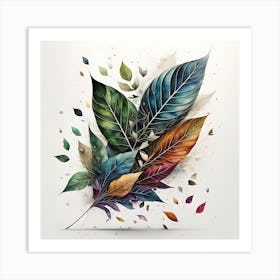 Leafy Elegance Art Print