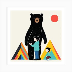 Bear In The Sky Art Print