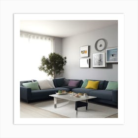 Modern Living Room4 Art Print