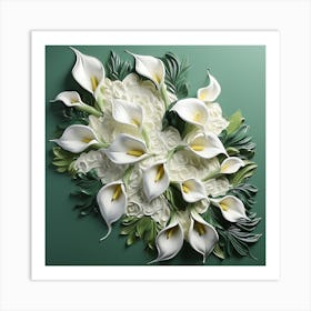 Calla Lilies 1 Art Print