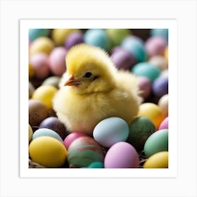 Easter Chick 4 Art Print