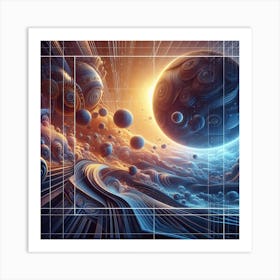 Abstract Fractal Painting Art Print