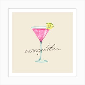 Cosmopolitan Square Art Print