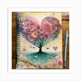 Heart Tree 5 Art Print
