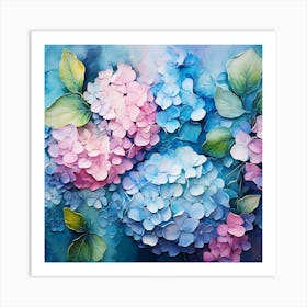 Hydrangeas 1 Art Print