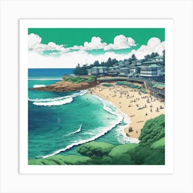 Sydney Beach Art Print