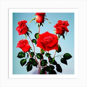 Red Roses 3 Art Print