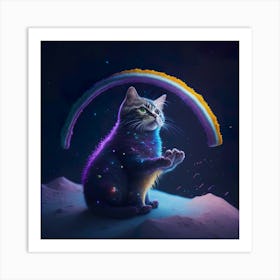 Cat Galaxy (100) Art Print