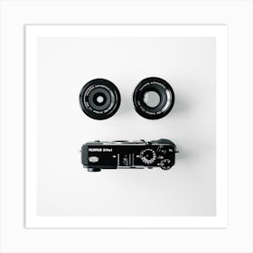 Black And White Camera 1 Art Print