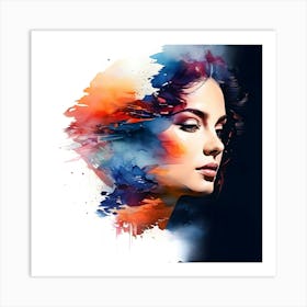 Portrait Of A Woman 9 Art Print