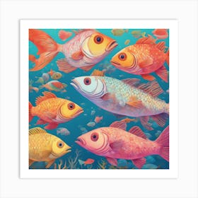 Fishes 2 Art Print