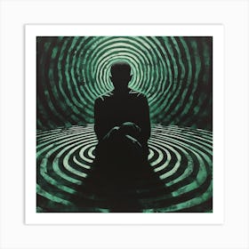 Meditative Man Art Print