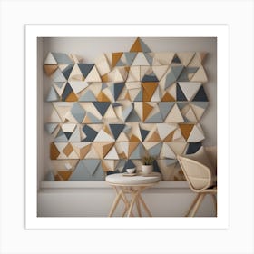 Geometric Wall Art Art Print