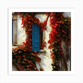 Ivy Covered House Art Print