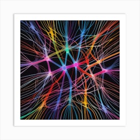 Colorful Fractals 1 Art Print