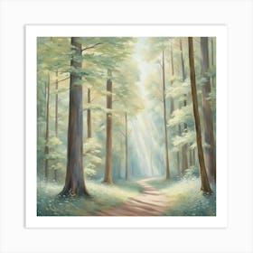 Path Through The Woods Art Print