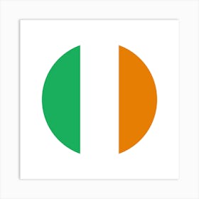 Ireland Flag Art Print