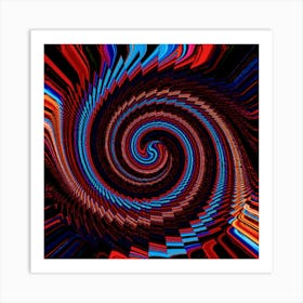 Abstract Spiral Art Print