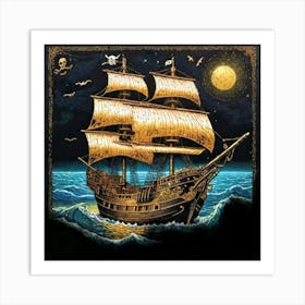 Pirate Ship Affiche