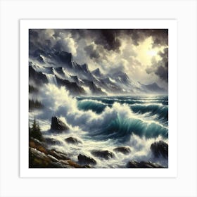 Tempestuous Beauty 27 1 Art Print