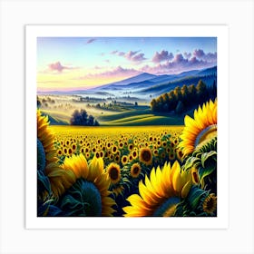 Sunflowers 2 Art Print