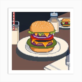 Pixel Art 27 Art Print