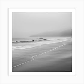 Black And White Seascape Art Print