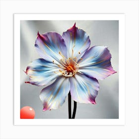 Statice Flower Art Print