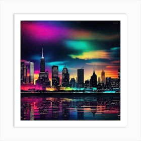 Chicago Skyline 5 Art Print