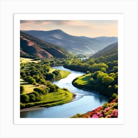 River Valley Art Print