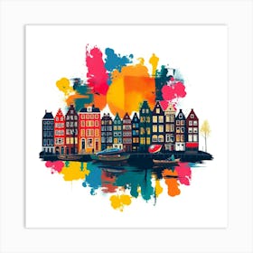 Amsterdam Cityscape 2 Art Print