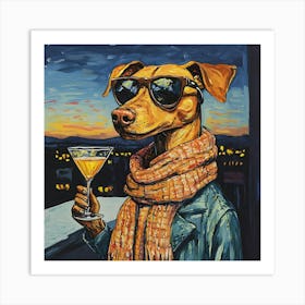 Whimsical Dogs 50 Art Print