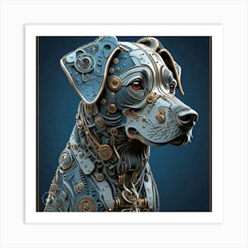 Steampunk Dog Art Print