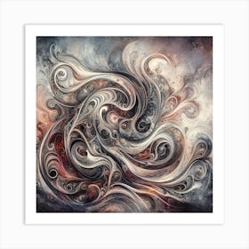 Abstract Image Of Lilith Art Print